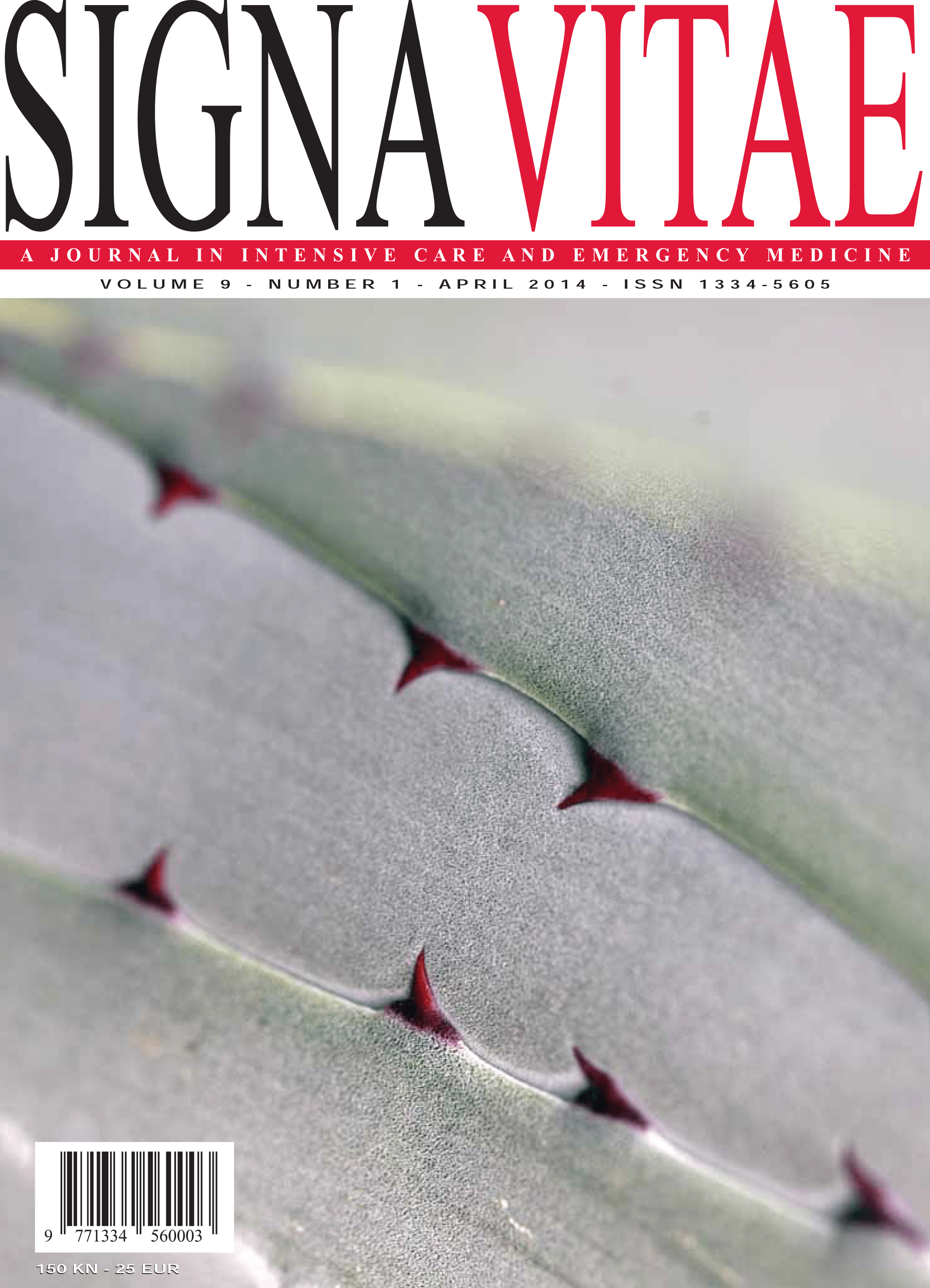 SIGNAVITAE Volume 9 Issue 1 cover